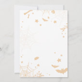 Halloween Spooktacular Birthday Party Invitation Kaart (Achterkant)