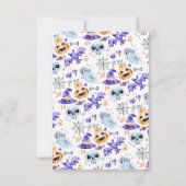 Halloween Spooktacular Boo Verjaardag Uitnodiging (Achterkant)