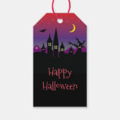 Halloween Spooktacular Creepy Haunted Castle Party Cadeaulabel (Voorkant)