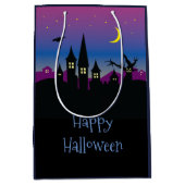 Halloween Spooktacular Creepy Haunted House Party Medium Cadeauzakje (Voorkant)