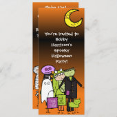 Halloween Spooktacular Custom Invation Kaart (Voorkant / Achterkant)