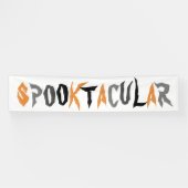 Halloween Spooktacular Feest Spandoek (Horizontaal)