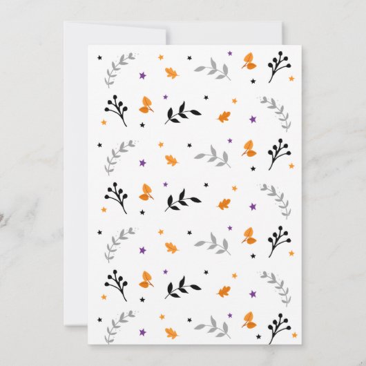 Halloween Spooktacular Ghost Pumpkin Birthday Kaart (Achterkant)