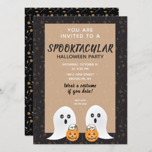 Halloween Spooktacular Ghosts Trick of Trein Kaart