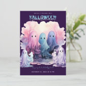 Halloween Spooktacular Ghouls Party Kaart (Staand voorkant)