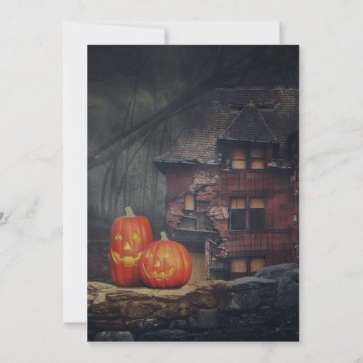 Halloween Spooktacular Invitation Kaart (Achterkant)