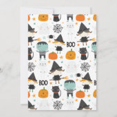 Halloween Spooktacular Kids Verjaardag Kaart (Achterkant)