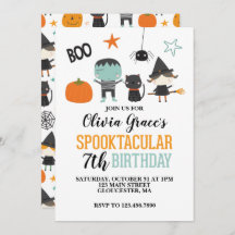 Halloween Spooktacular Kids Verjaardag