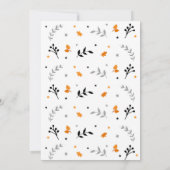 Halloween Spooktacular Oh Boy Baby shower Kaart (Achterkant)