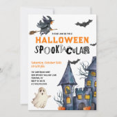 Halloween Spooktacular Party Invitation Kaart (Voorkant)