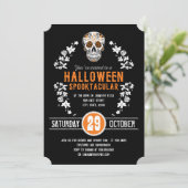 Halloween Spooktacular Party Uitnodigingen (Staand voorkant)