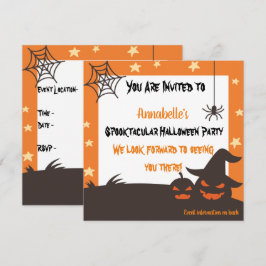 Halloween Spooktacular Persoonlijk Kaart