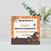 Halloween Spooktacular Persoonlijk Kaart (Staand voorkant)