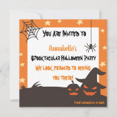 Halloween Spooktacular Persoonlijk Kaart (Voorkant)