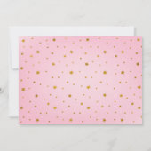 Halloween Spooktacular Pink Ghost Birthday Kaart (Achterkant)