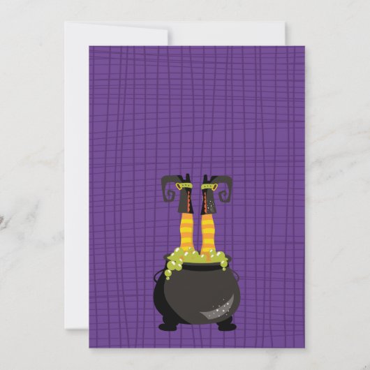 Halloween Spooktacular Pumpkin Party Kaart (Achterkant)