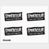 Halloween Spooktacular Rechthoekige Sticker (Vel)
