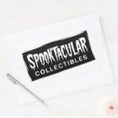 Halloween Spooktacular Rechthoekige Sticker (Envelop)