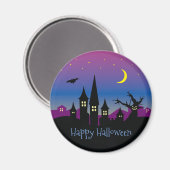 Halloween Spooktacular Scary Creepy Haunted House Magneet (Voorkant / Achterkant)