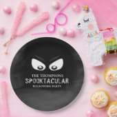 Halloween Spooktacular Scary Spooky Ghost Eyes Papieren Bordje (Feest)