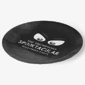 Halloween Spooktacular Scary Spooky Ghost Eyes Papieren Bordje (Gekanteld)