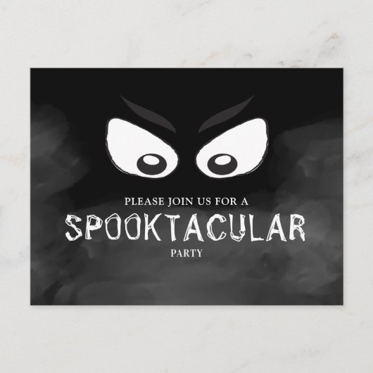 Halloween Spooktacular Scary Whimsical Fun Briefkaart (Voorkant)
