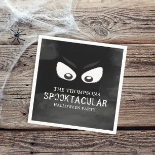 Halloween Spooktacular Spooky Scary Ghost Eyes Servet