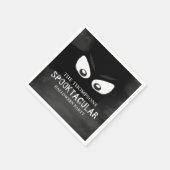 Halloween Spooktacular Spooky Scary Ghost Eyes Servet (Hoek)