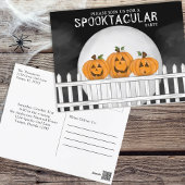 Halloween Spooktacular Spooky Whimsical Pumpkins Briefkaart