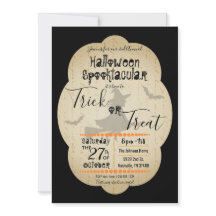 Halloween Spooktacular Trick or treat Invitation