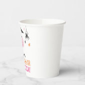 Halloween Spooktacular Verjaardag Roze Pompoenen Papieren Bekers (Links)