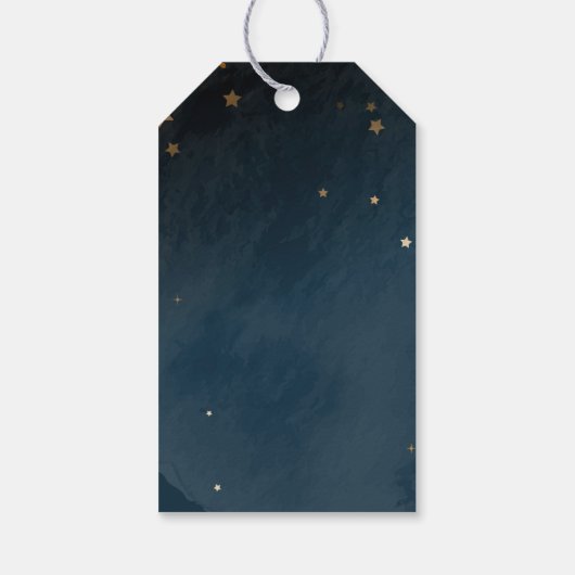 Halloween spooktacular verjaardagsgunst cadeaulabel (Achterkant)