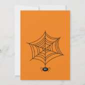 Halloween spooktacular verjaardagsuitnodiging kaart (Achterkant)