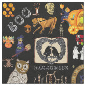 Halloween Spooktacular zwarte stof (Close Up)