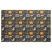 Halloween Spooktacular zwarte stof (Fat Quarter)
