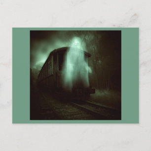 Halloween - spooktrein 2 briefkaart