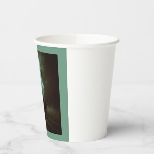 Halloween - spooktrein 2 papieren bekers (Links)