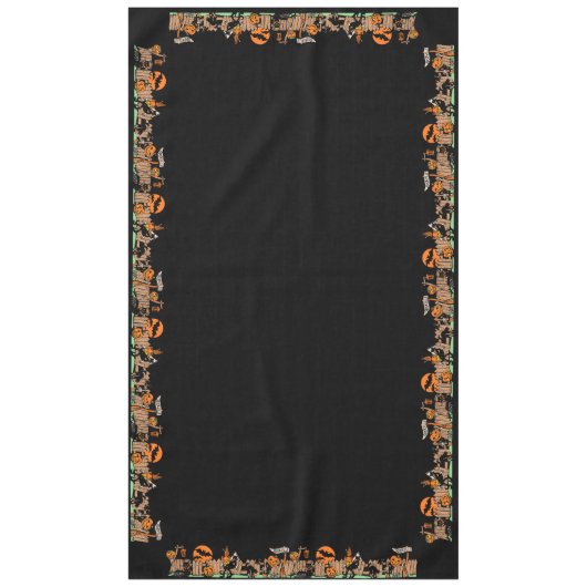  Halloween Spookville Tablecloth Tafelkleed (Voorkant)
