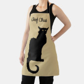  Halloween, Spooky Art Nouveau Black Cat Schort (Insitu)