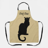  Halloween, Spooky Art Nouveau Black Cat Schort (Voorkant)