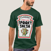 Halloween Spooky Avocado Dancing Salsa Green Sauce T-shirt (Voorkant)
