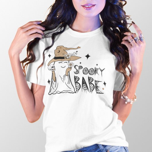 HALLOWEEN SPOOKY BABE VAMPIER GEEST T-SHIRT