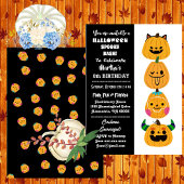 Halloween Spooky Bash Jack O Lantern Birthday Fun Kaart