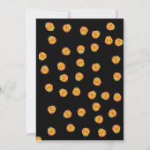 Halloween Spooky Bash Jack O Lantern Birthday Fun Kaart (Achterkant)