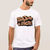 HALLOWEEN SPOOKY BASIC WITCH T-SHIRT (Voorkant)