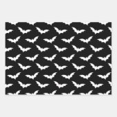 Halloween Spooky Bat Decoration Pattern Inpakpapier Vel (Voorkant 3)