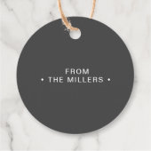 Halloween Spooky Bedankt Gray Bats & Spiderweb Bedankjes Labels (Achterkant)