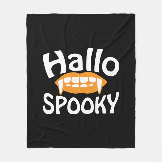 Halloween Spooky Birthday Fleece Deken (Voorkant)