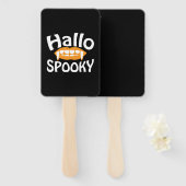 Halloween Spooky Birthday Handwaaier (Voorkant en achterkant)