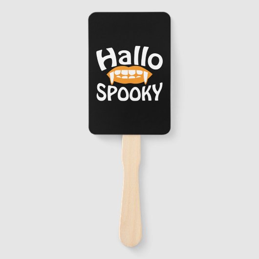Halloween Spooky Birthday Handwaaier (Voorkant)